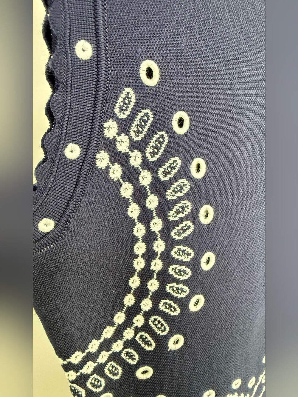 Sandro Capri Scarf Print Knit Short Dress - Picture 7 of 11